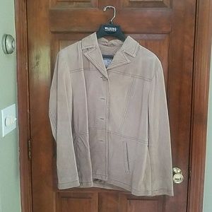 Wilson's tan leather jacket